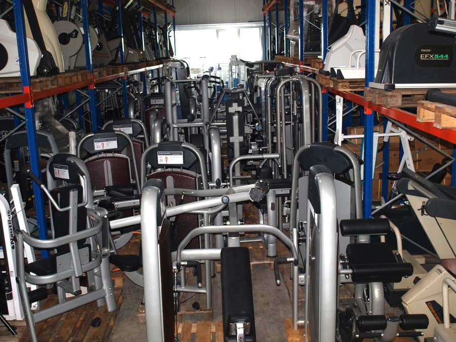 Realleader Gerätepark, gebraucht, Rahmen silber, Polster schwarz