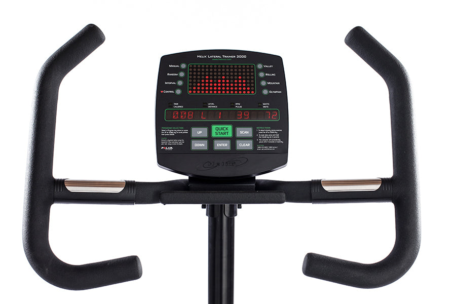 Pulse Fitness Lateral Trainer Helix 3000, similar to a circular stepper, rotating movement, used - refurbished condition