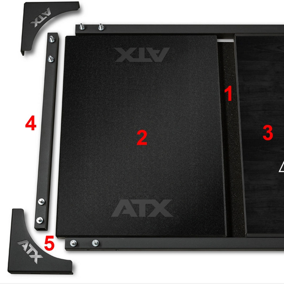 ATX Deadlift Platform with ATX Outline Logo - Black
