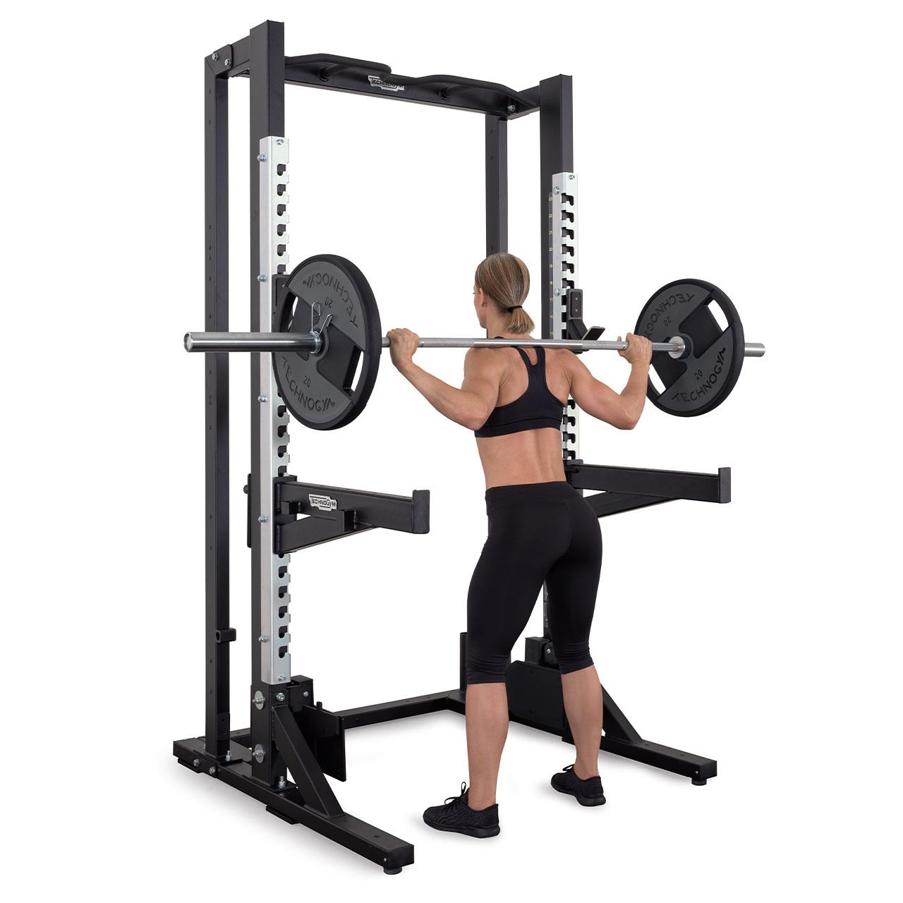 Technogym Olympic Half Rack, Ähnlich Power Rack bzw Cage, Pure Strength Serie, gebraucht - überholter Zustand