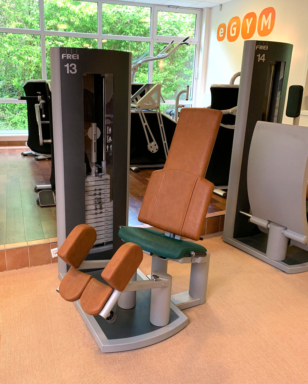 Frei Genius Eco, 16 strength training machines in a set, MPG, KGG, MED approval, Medical Physio series, silver, used - refurbished condition