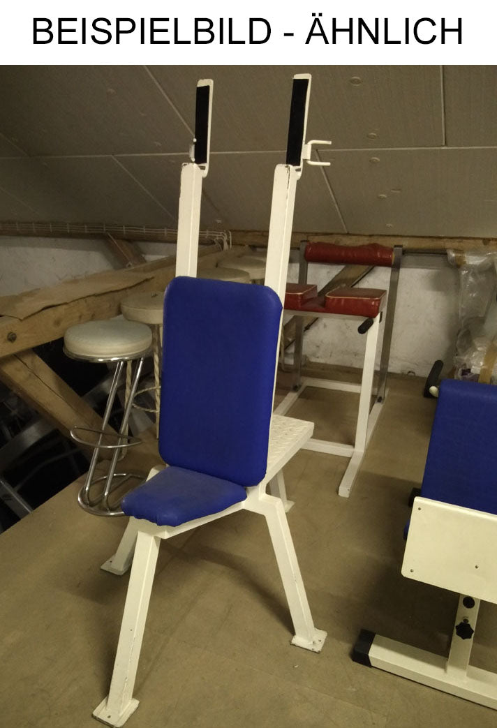 Neck press bench narrow, Jimsa Pro, upholstery blue and green, NEW