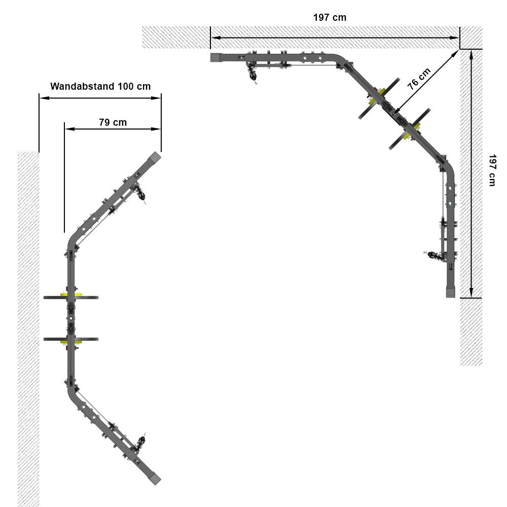 ATX Cable Cross Over 600 - Plate Load