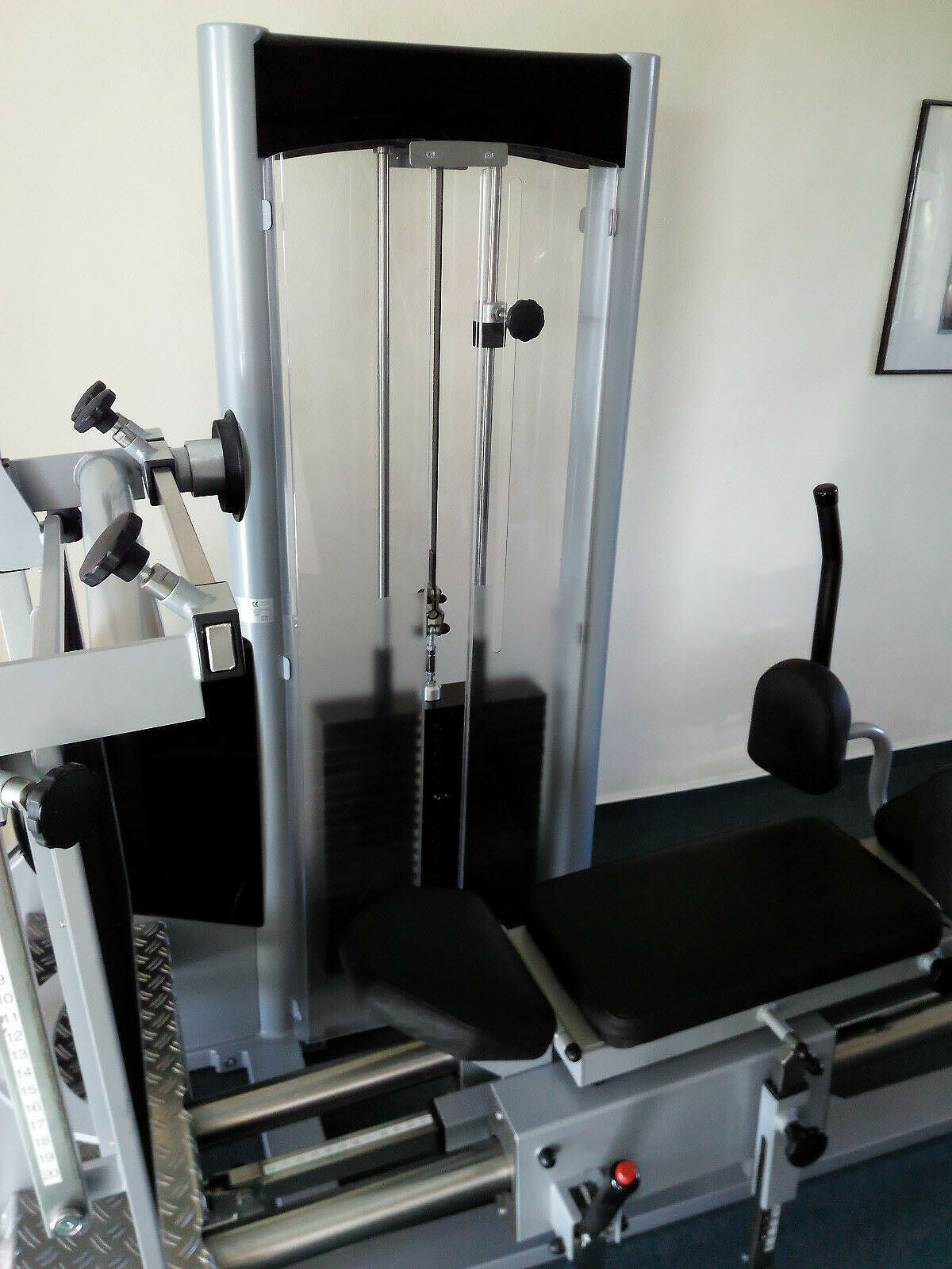 Physio&Sports Funktionsstemme, MPG, Reha, Beinpresse verstellbar, Pro Line, Silber, gebraucht - überholter Zustand