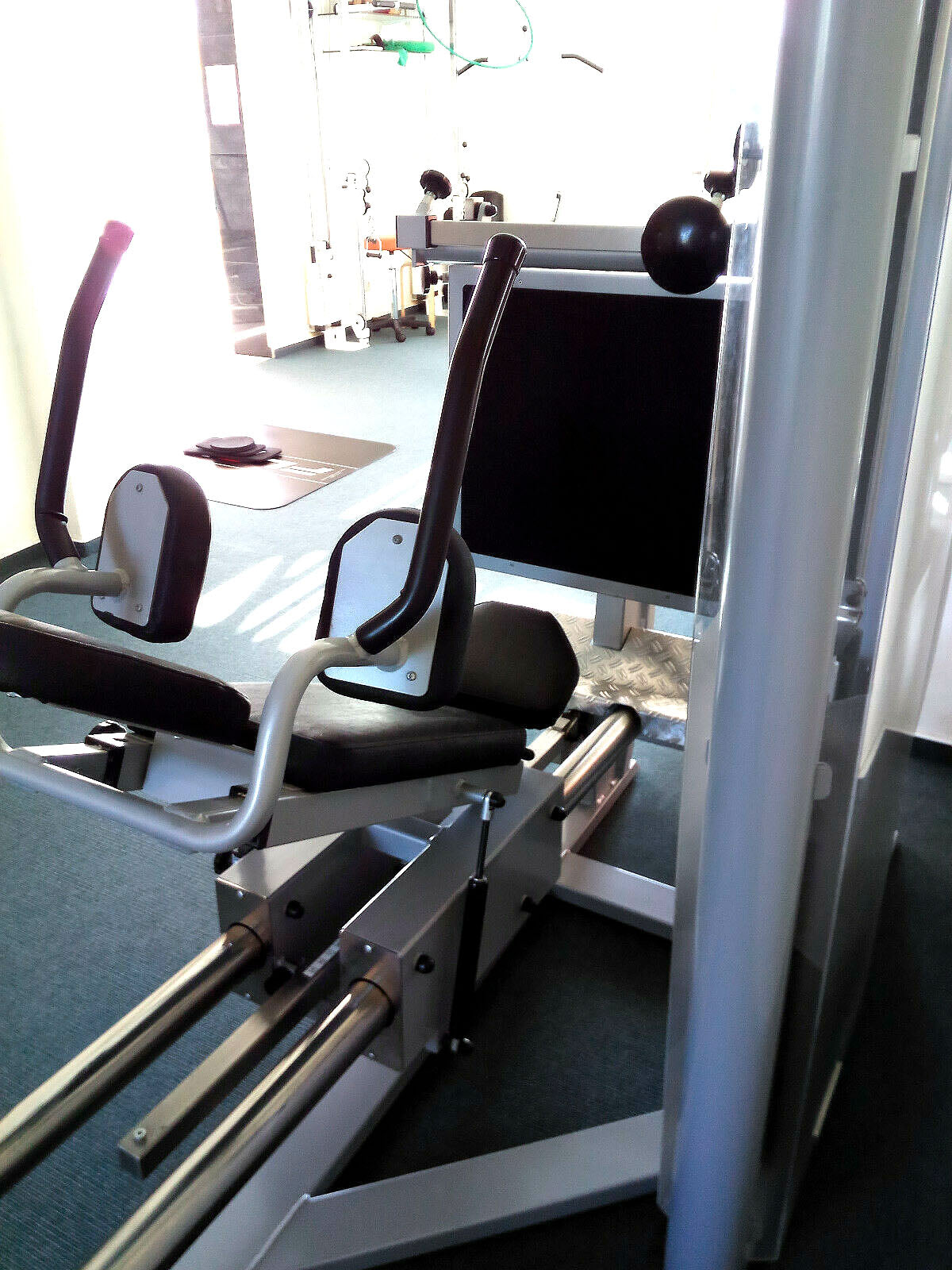 Physio&Sports Funktionsstemme, MPG, Reha, Beinpresse verstellbar, Pro Line, Silber, gebraucht - überholter Zustand