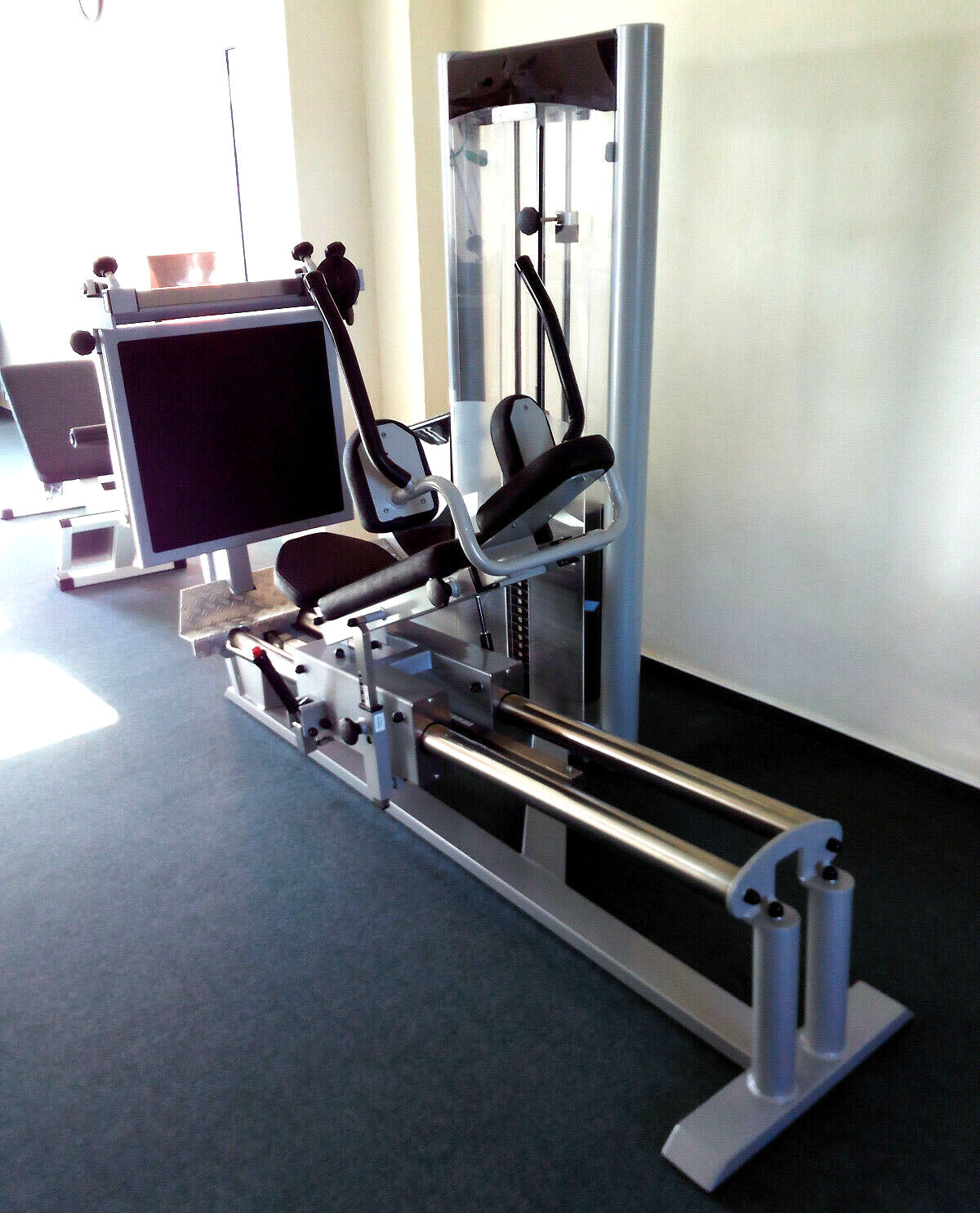 Physio&Sports Funktionsstemme, MPG, Reha, Beinpresse verstellbar, Pro Line, Silber, gebraucht - überholter Zustand