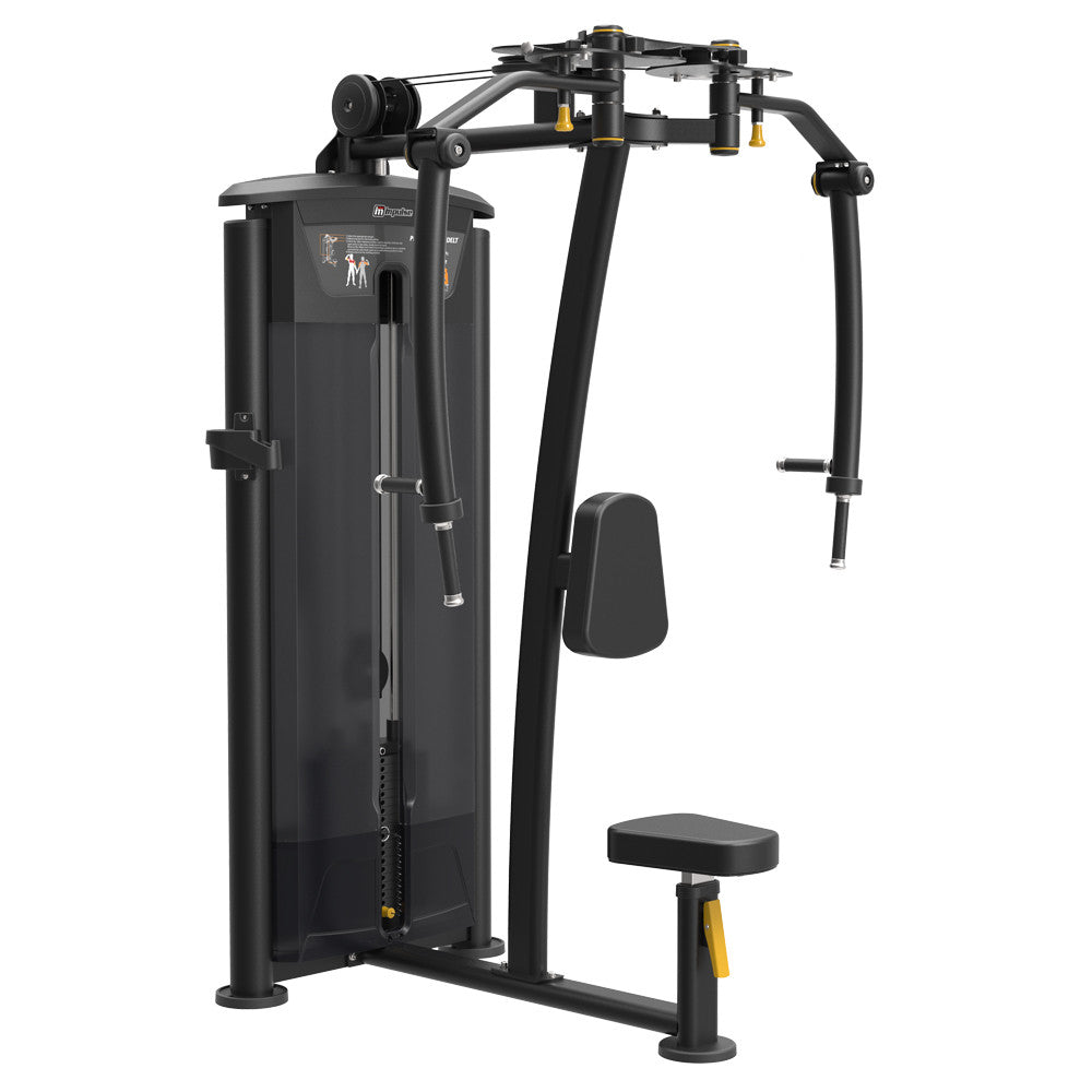 Impulse Fitness Butterfly and Butterfly Reverse, IT9515, Pec and Reverse Fly, 2-in-1 Combination Machine, 90kg Weight Stack, Black Edition