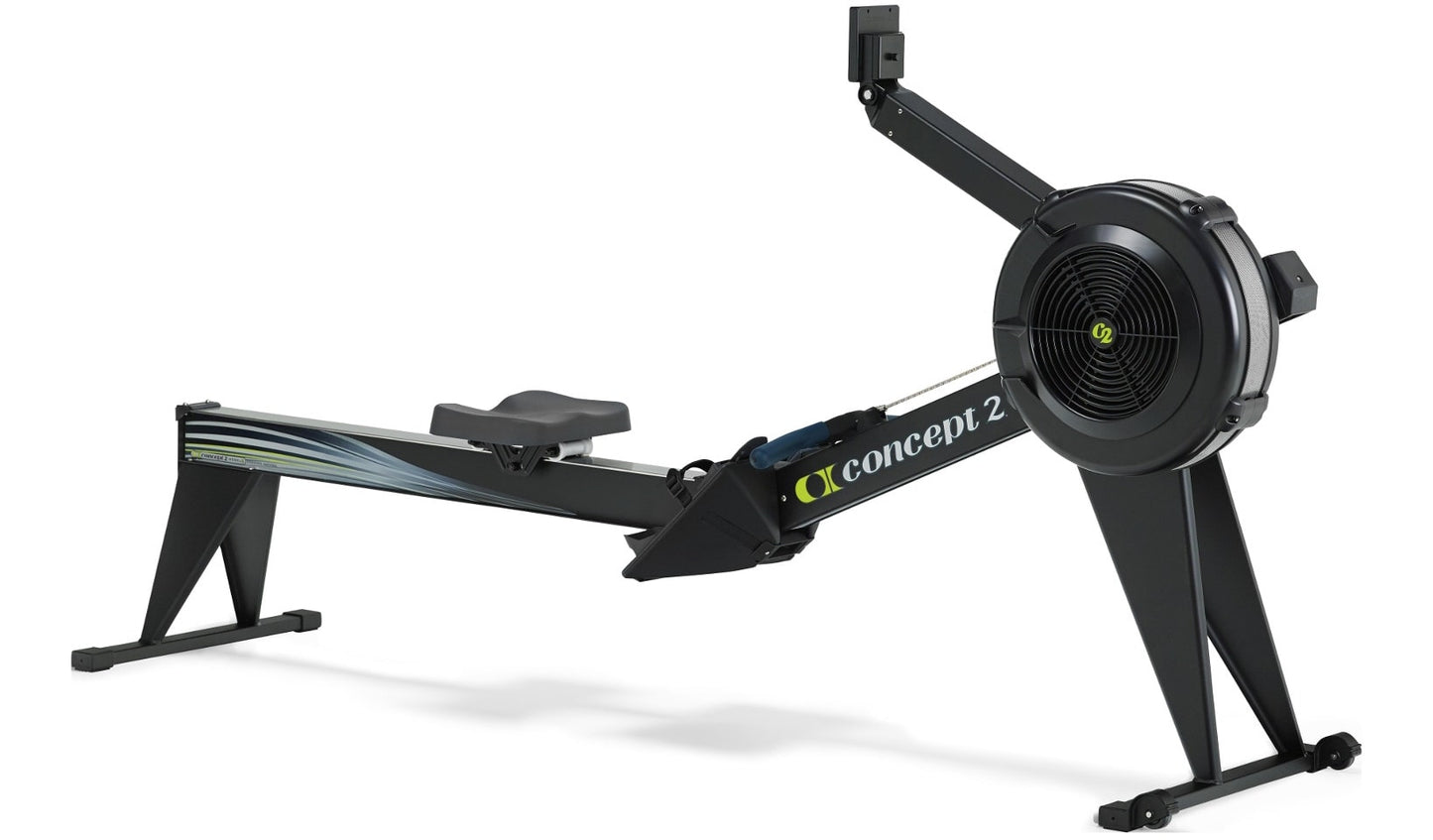 Concept2 Rudergerät Modell E / D mit PM5 Monitor - Farbe Schwarz - gebraucht - geprüfter Zustand