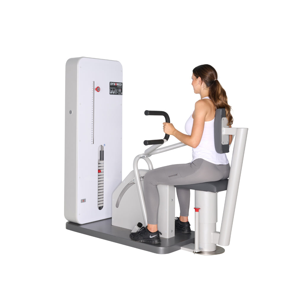 Dynamed Brustpresse / Rudermaschine Kombi, Medical Pro, 2 in 1 Kombimaschine