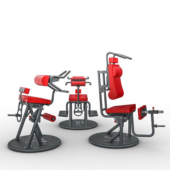 Itensic Zirkel - 3er Set medizinische Kraftgeräte - Effect Trio, Hersteller Proxomed, Medizinzulassung MPG, gebraucht - überholter Zustand