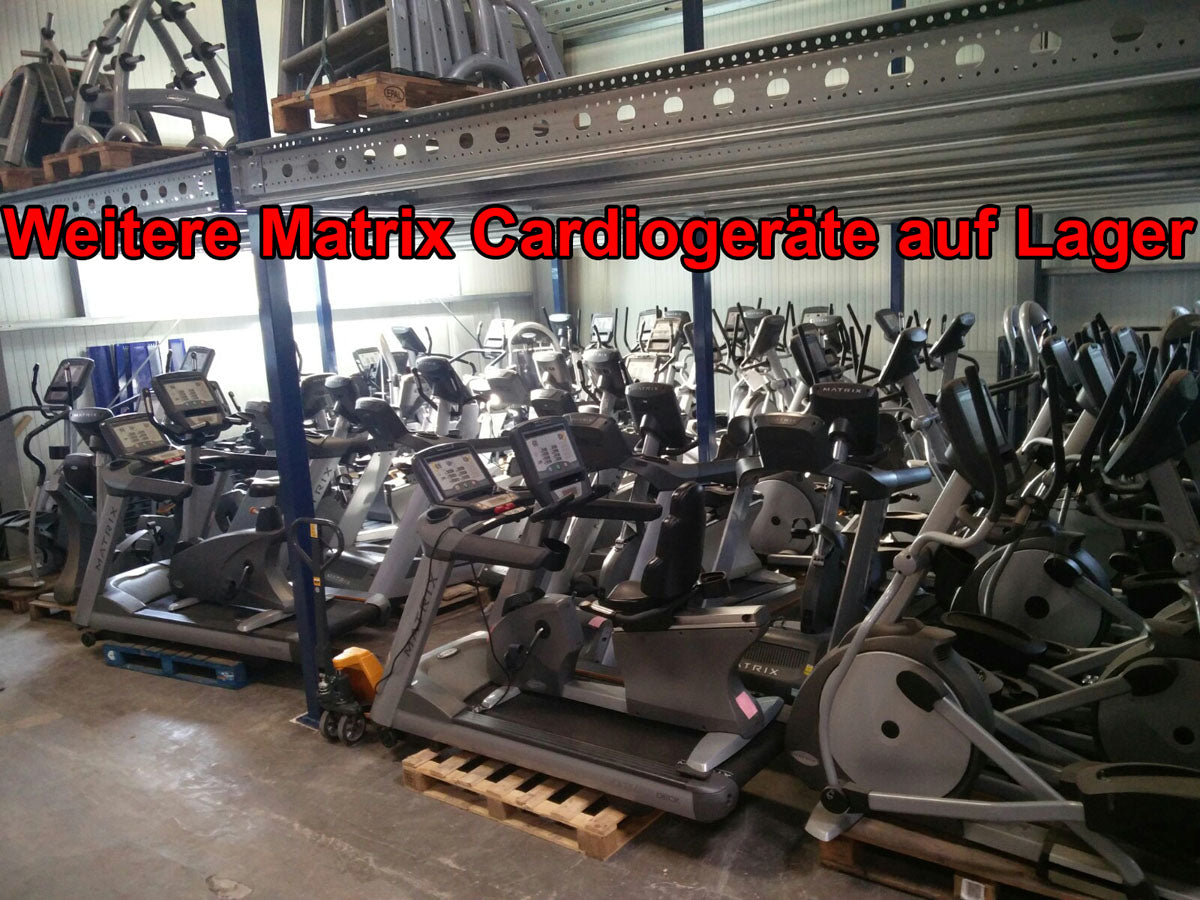 Matrix Cardiogerätepark, 9 Geräte, Laufbänder, Crosstrainer, Ergometer, Stepper etc, neue Modelle, T5x - E5x - U5x - R5x, S5x, gebraucht, überholter Zustand