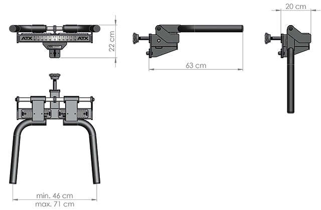 ATX Dip Bar - Indexing