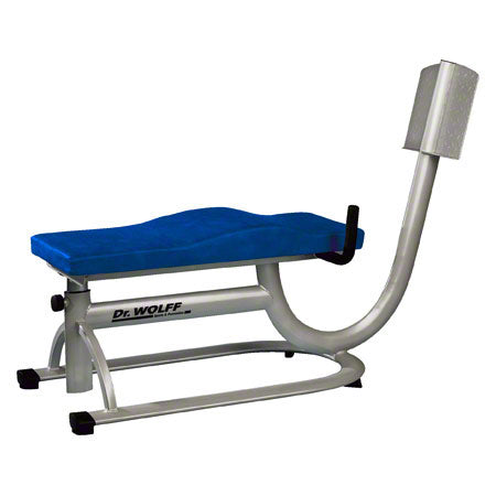 Dr. Wolff Abdominal Trainer 336, abdominal bench, frame color silver - used - refurbished condition