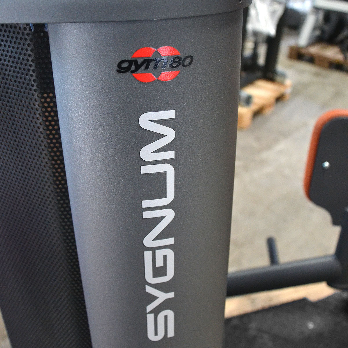 Gym80 Sygnum, Abduktoren und Adduktoren Kraftgeräte als Set Pärchen, große 105kg Gewichtsblöcke, Schwarz-Anthrazit, gebraucht - überholter Zustand