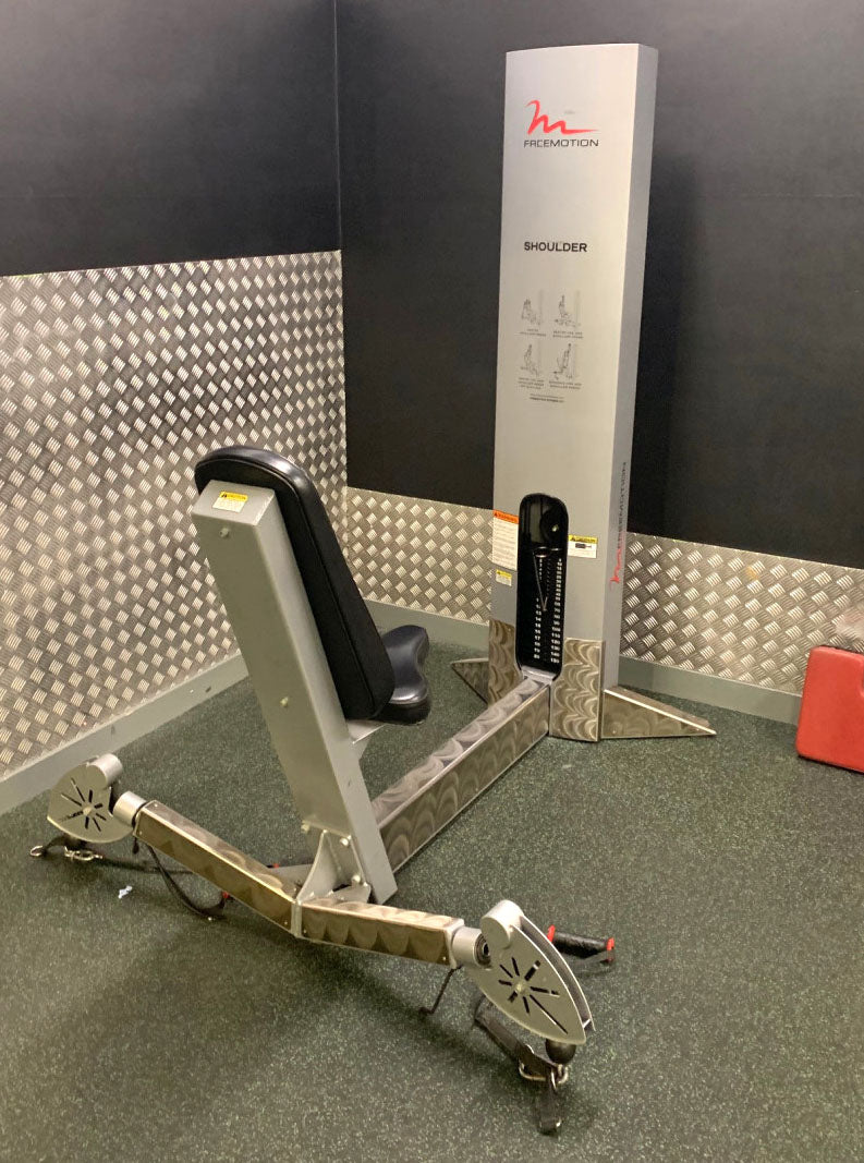 FreeMotion Set 18 Kraftgeräte, Epic Serie und Genesis Cable Motion, 1A Biomechanik, Ähnlich Hoist, gebraucht - überholter Zustand