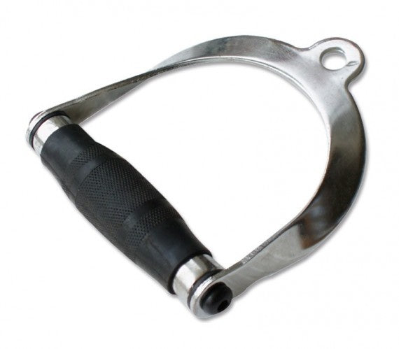 One-hand handle with ergonomic rubber grip