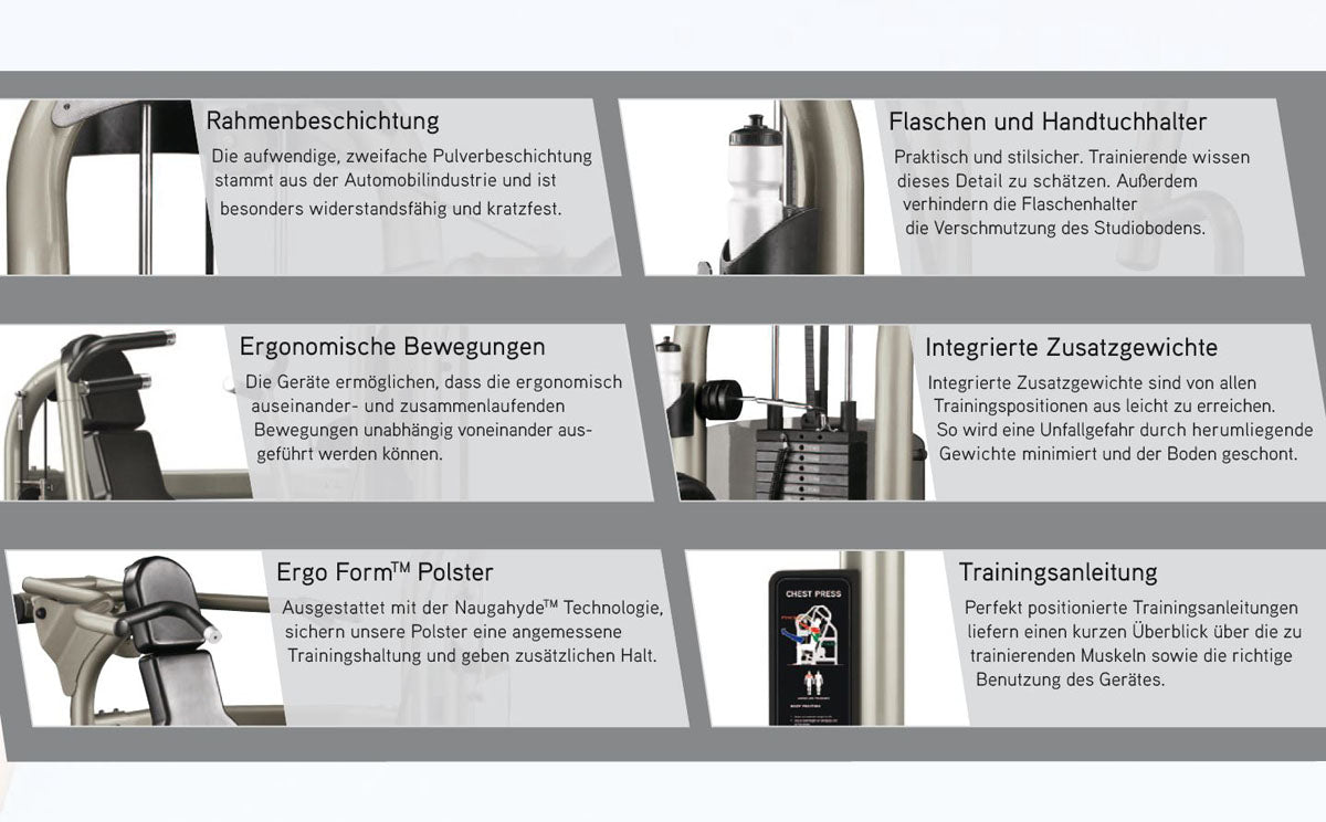 Matrix Aura G3-S55 Rotationsmaschine, Rotary Torso, Twister, Farbe Silber und Schwarz verfügbar, gebraucht - überholter Zustand