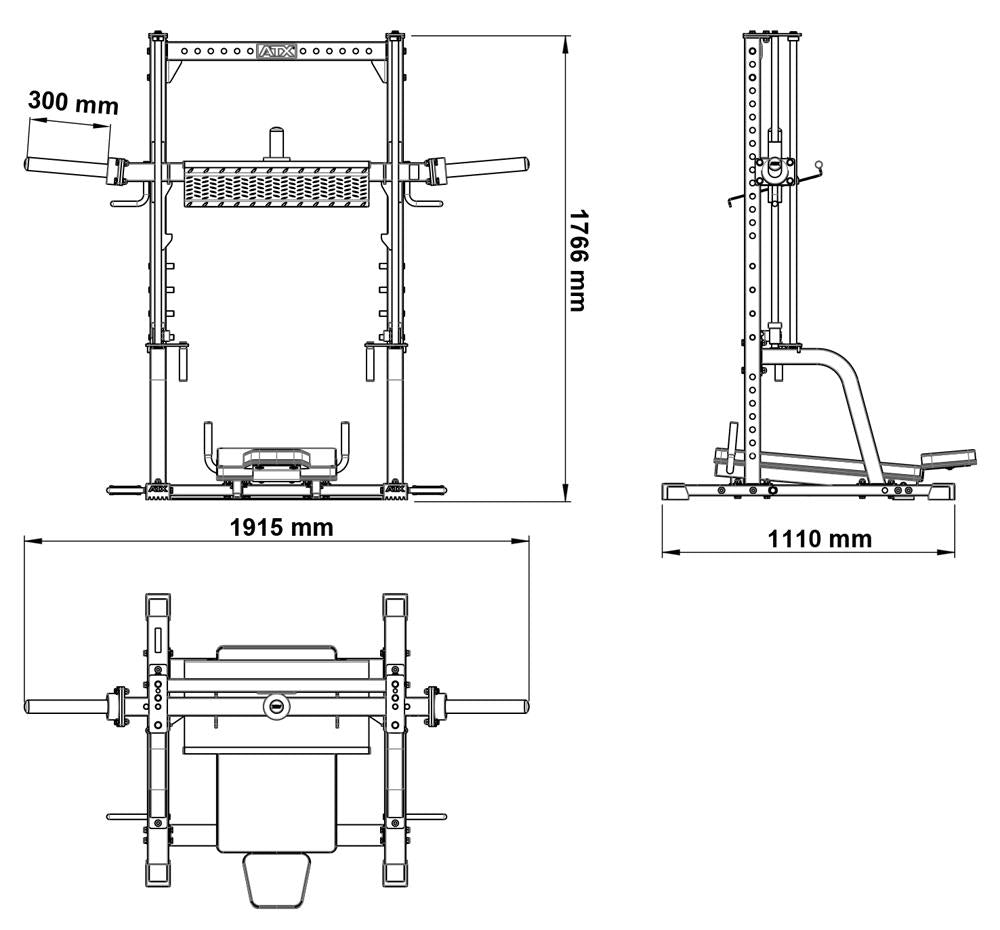 ATX Vertikale Beinpresse