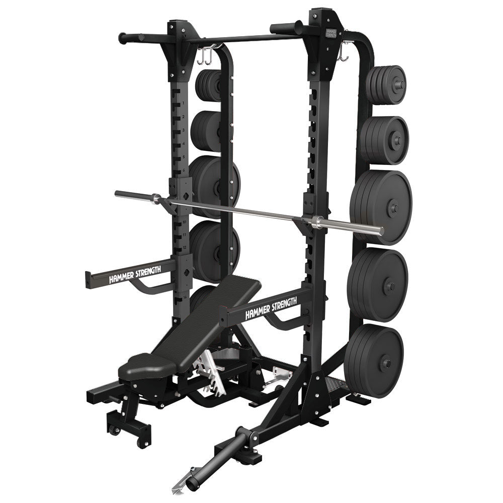 Hammer Strength HD Elite Half Rack in Midnight Metallic - NEU & OVP