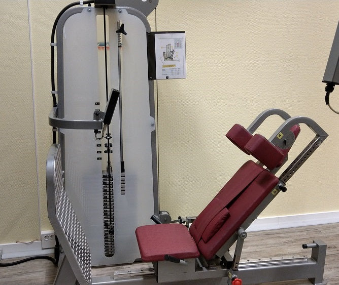 RMA Functional Press KG - Leg Press, adjustable, silver, used - refurbished condition