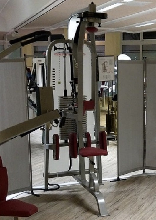 RMA torso rotator - rotation machine - lateral abdominal muscles, silver, used - refurbished condition