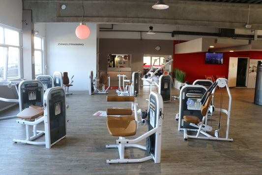 Life Fitness Circuit Serie Gerätezirkel, 10 Kraftgeräte im Set, gebraucht - überholter Zustand