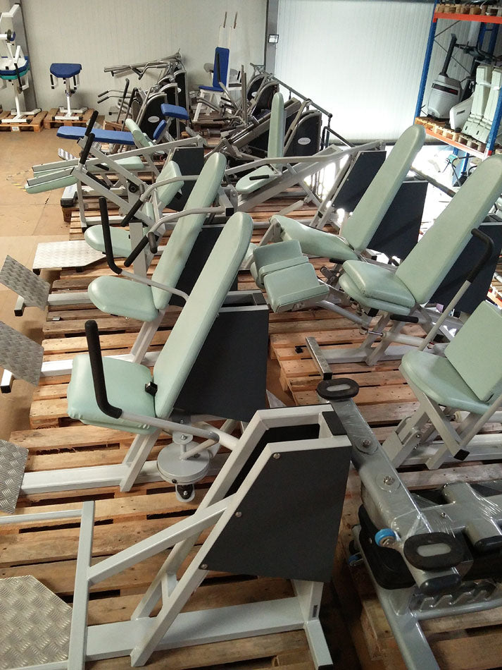 SDH Zirkel (baugleich Calory Coach) 9 Geräte, Gestelle Weiß/Grau, gebraucht