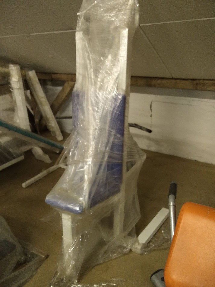 Neck press bench narrow, Jimsa Pro, upholstery blue and green, NEW