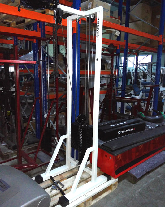 Panatta Seilzug / Kabelzug, Freistehend 80kg, Weiß, gebraucht