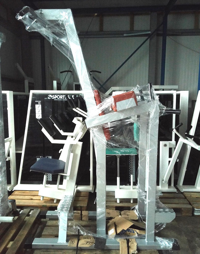 Pull-up, dip, leg raise, ab station, tri machine, silver, sturdy, used