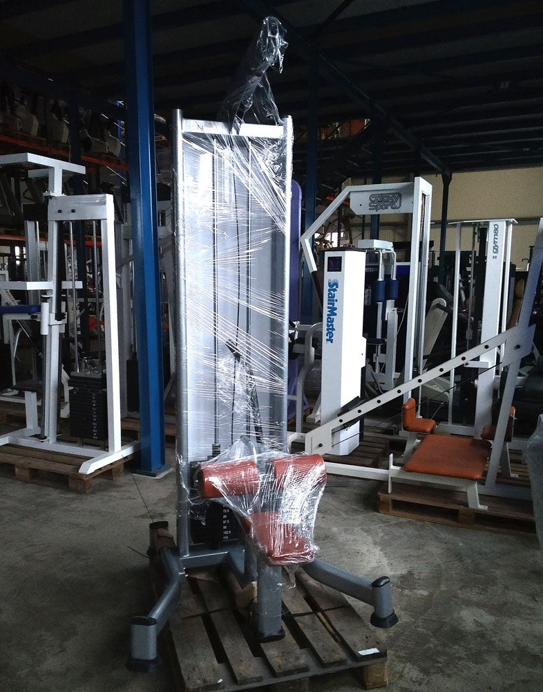 BH Fitness Latzug / Lat Pull Down, 110kg Gewichtsblock, Silber, Strength Line, gebraucht
