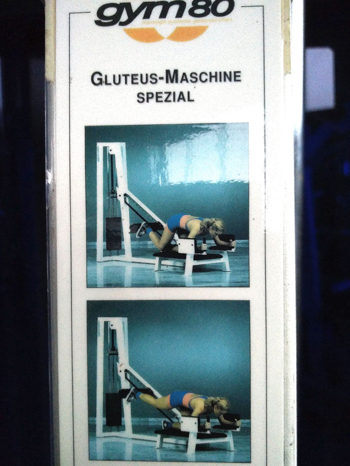 Gym 80 Gluteus radial in Knielage, Pomaschine, gebraucht - SONDERPREIS
