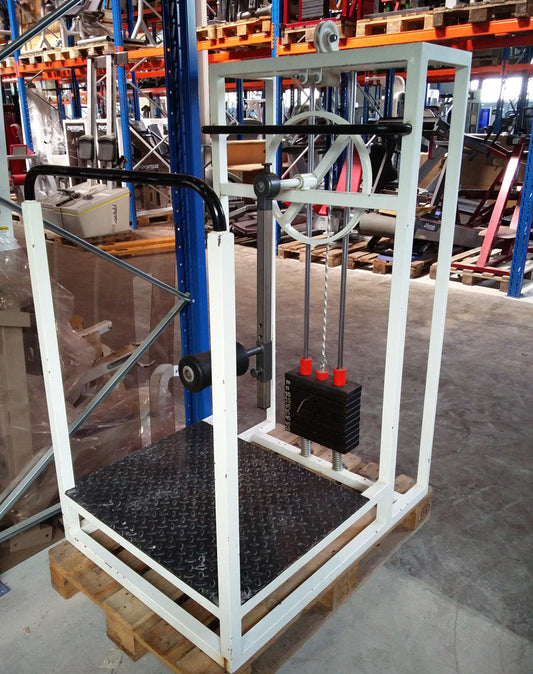 Multihip / Kickmaschine / Hüftpendel, Hausmarke Dank, Weiß, gebraucht mit Gebrauchsspuren