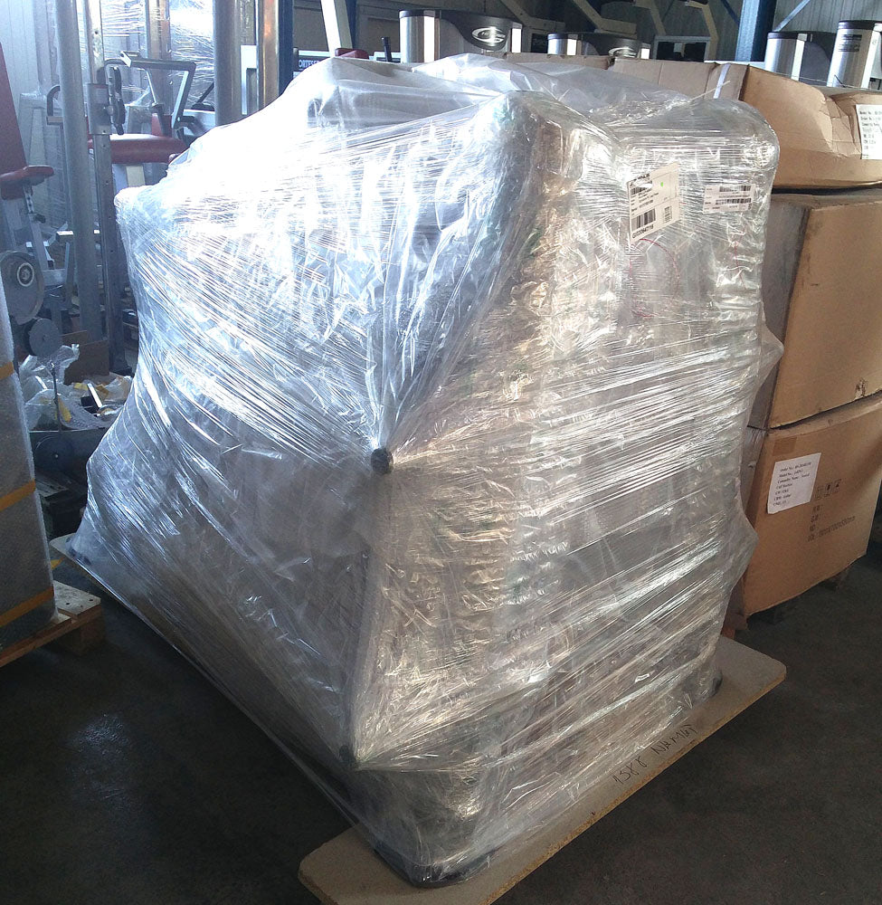 Life Fitness Linear Leg Press, Plate-Loaded, Leg Press with Disc Holder, 700kg Load Capacity, Signature Series, Platinum Silver, New Showpiece