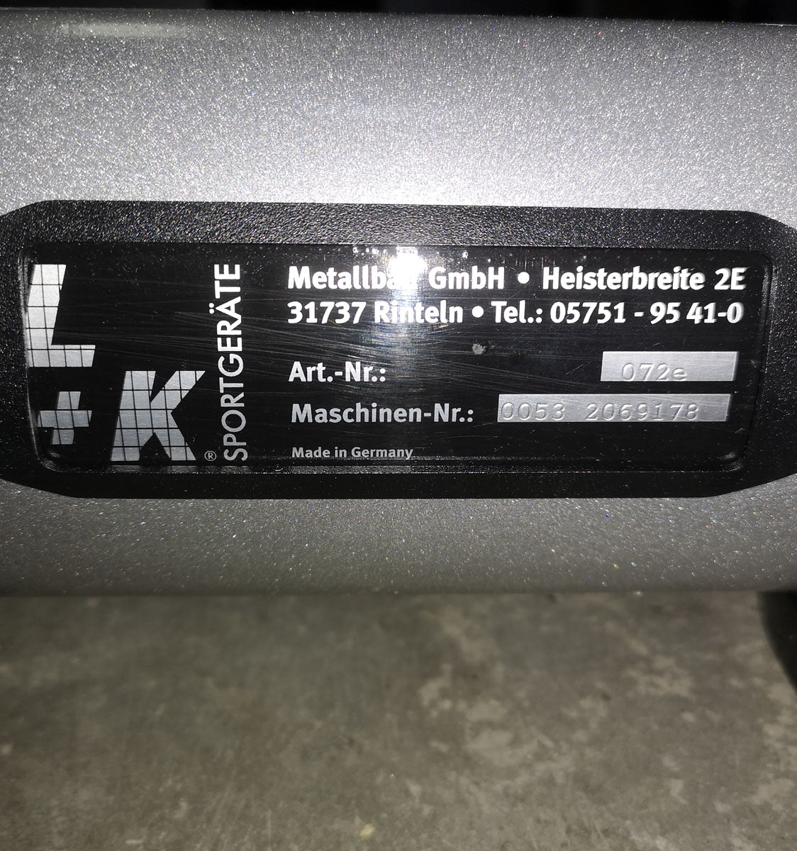 L+K E-Line Power Rack, Silber, Neuwertiges Ausstellungsstück - Sonderpreis