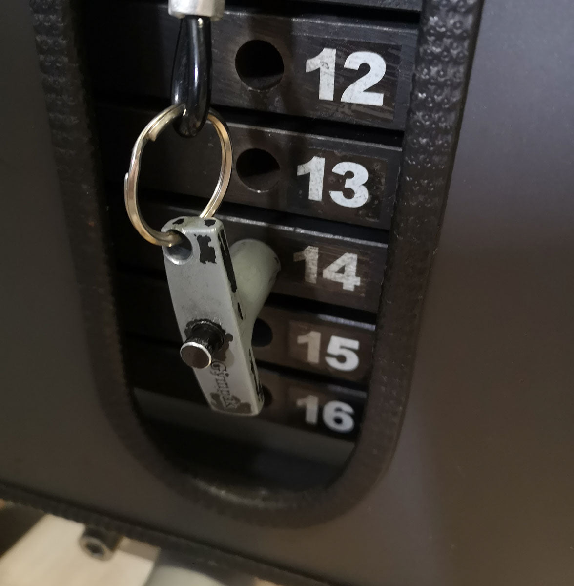 Precor Bauchmaschine, Klappmesser, Abdominal Crunch, Rahmenfarbe Silber, Polsterfarbe Blau, gebraucht - überholter Zustand