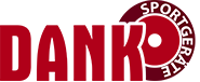 Logo der Marke Sportgeräte Langer auf rotem Hintergrund.