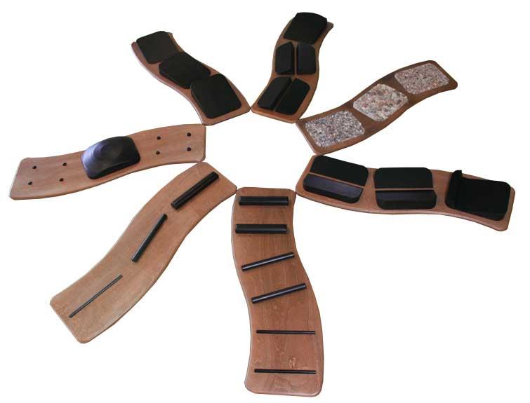 Extrafit foot circuit, 7 boards, barefoot path made of wood, foot circuit, good used condition