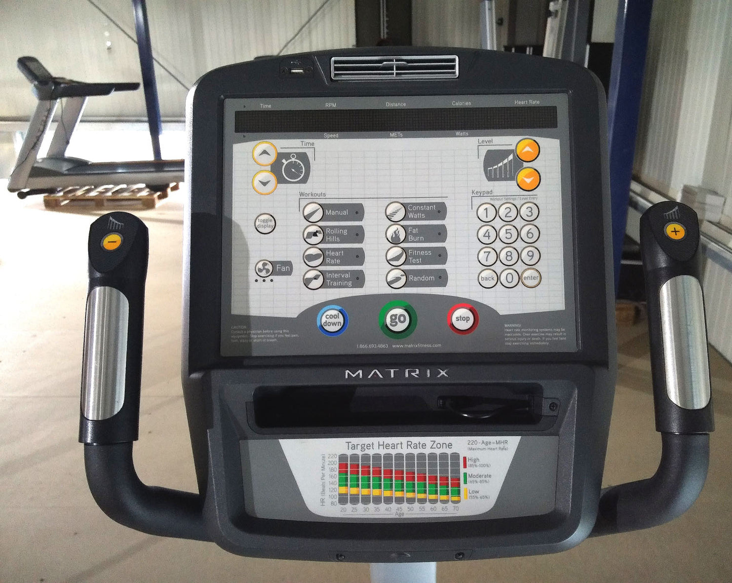 Matrix U5x Ergometer, Upright Cycle Bike, Neues Modell, gebraucht - überholter Zustand