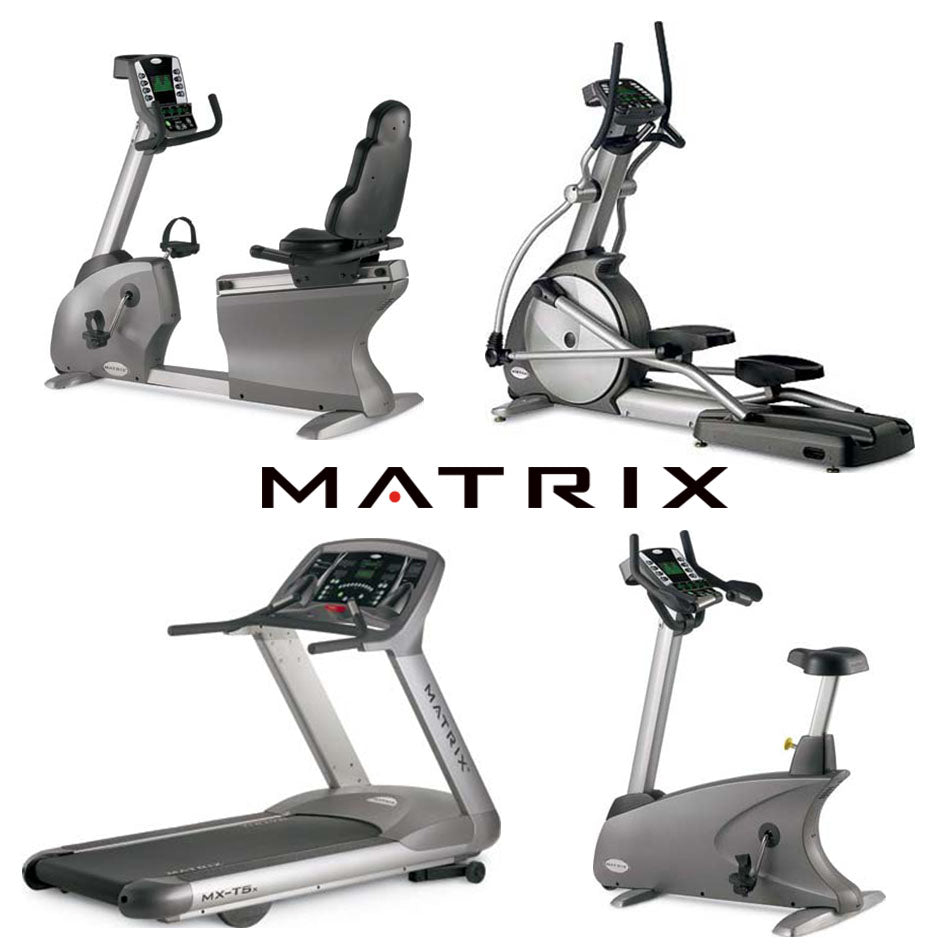 Matrix cardio equipment park, T5x, E5x, U5x, R5x, 6 fitness machines, used