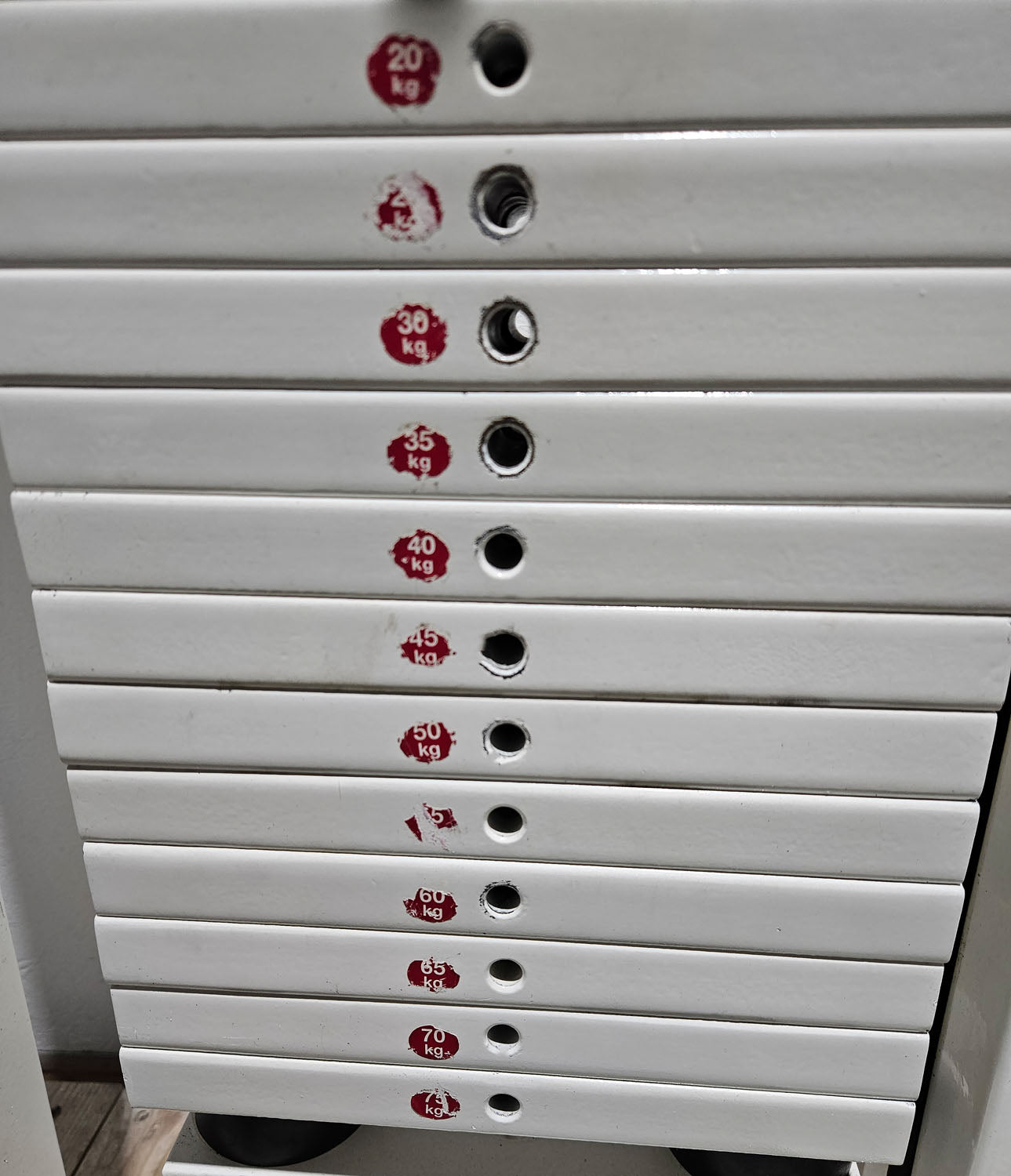 MKB Keller R14 Extensionstrainer, großer Rückenstrecker, sehr variabel einstellbar, Lower Back Machine, Hyperextension, Farbe Weiß, gebraucht - überholter Zustand