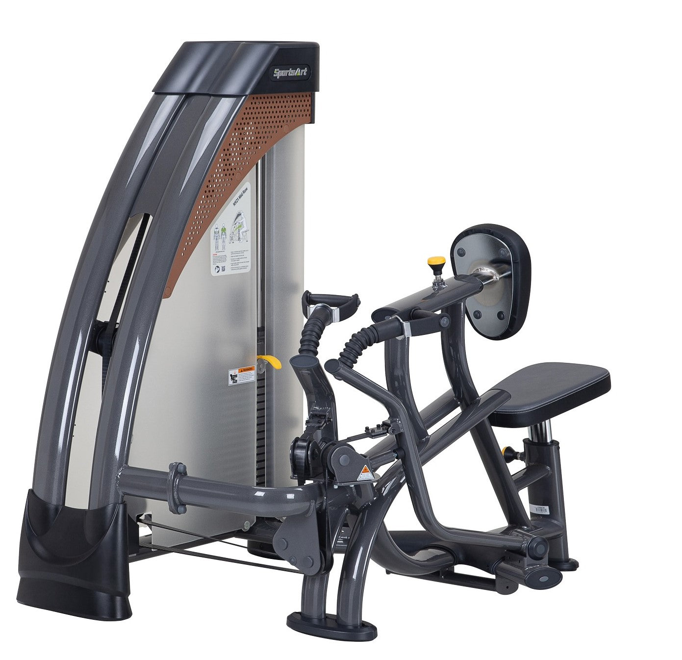 Sportsart Independent Mid Row, lat rowing station dual N921