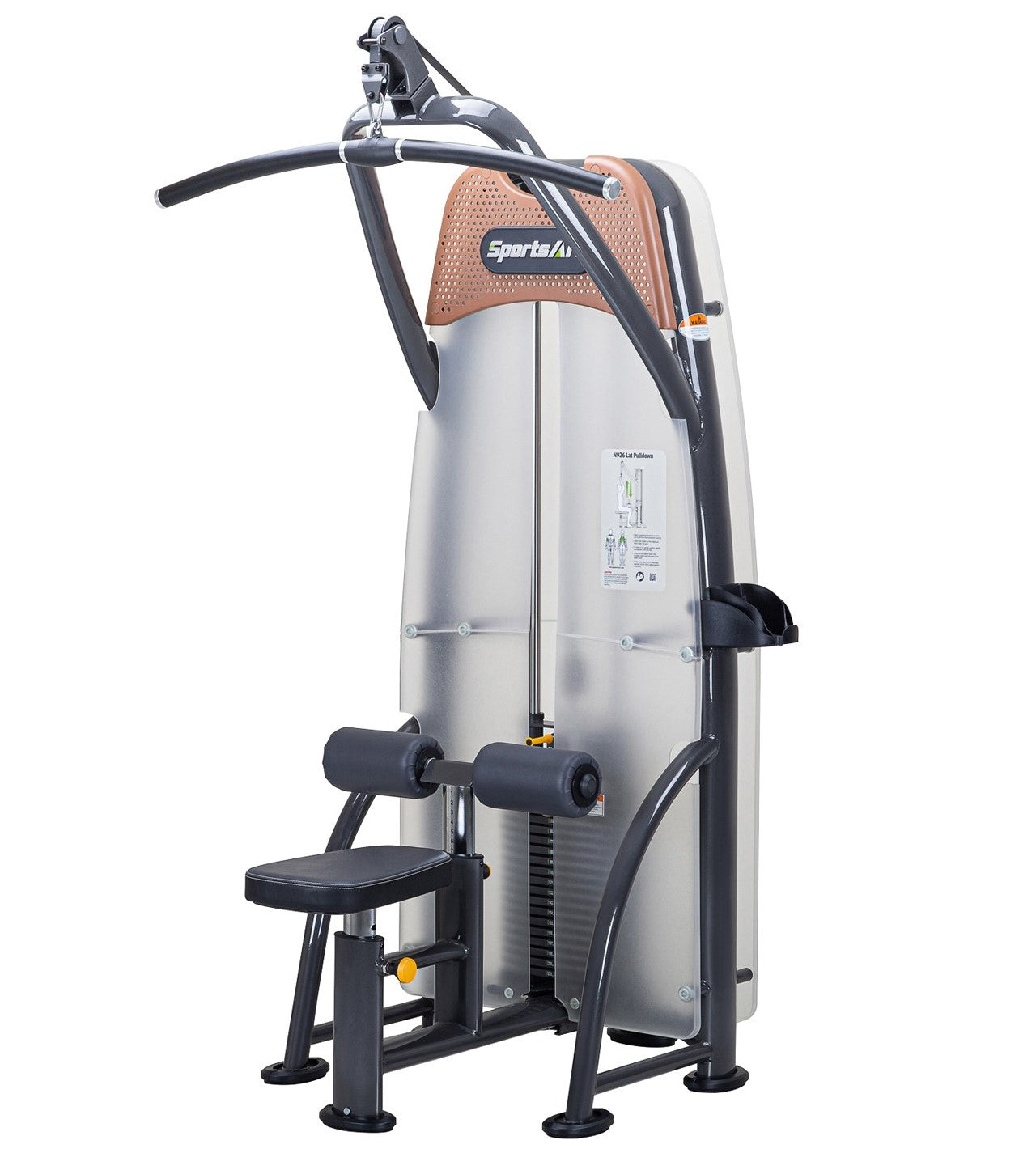 Sports type lat pulldown, pull down (lat pull station) N926