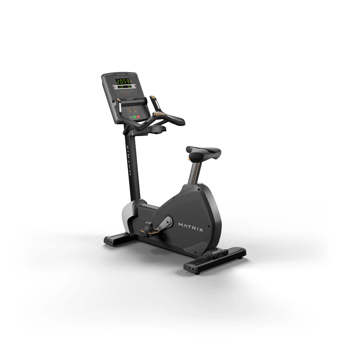 Matrix MX Performance Upright Cycle, Ergometer U-PS-F, Baujahr 2024 - MX LED Console Display, Farbe Schwarz, gebraucht - Neuwertiger Zustand
