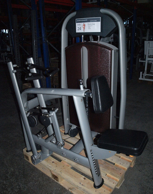 Realleader Latisolator / Lat-Rudern / Seated Row / Rear Delt, Silber, gebraucht