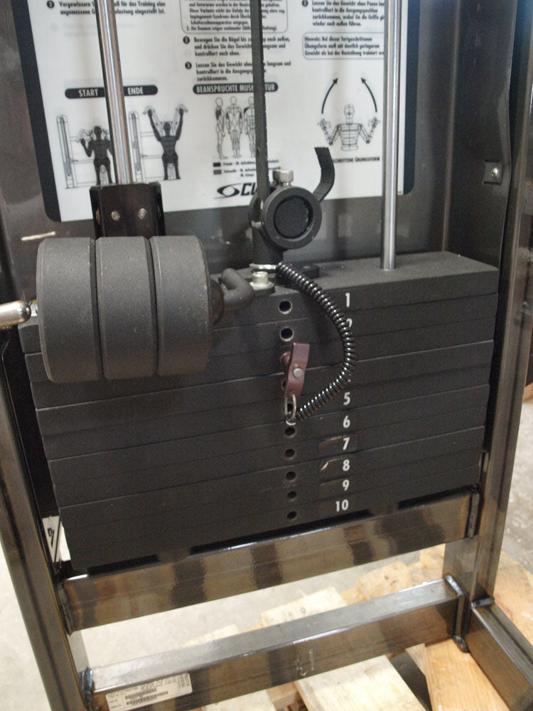 Cybex Schulterpresse, Überkopfdrücken, exklusive Lackierung, gebraucht