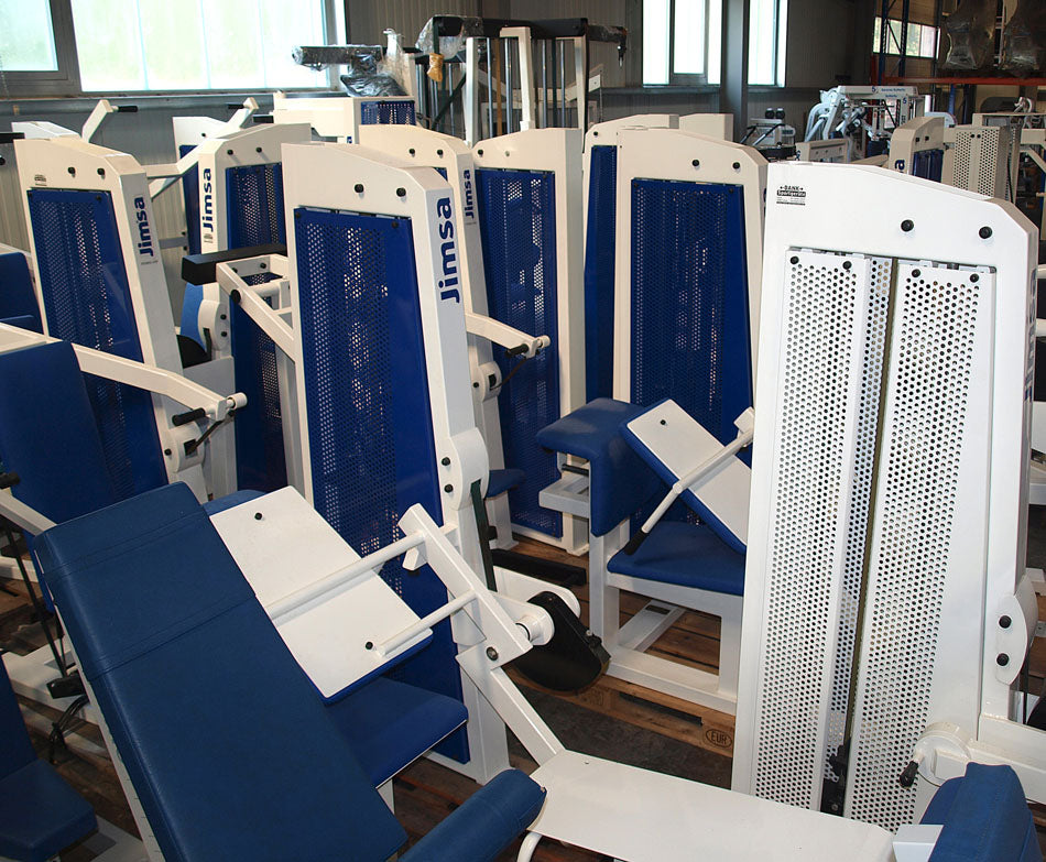 Jimsa Fitnessline- und Professionalline Kraftgerätepark, Fitnessstudio, Weiß, gebraucht