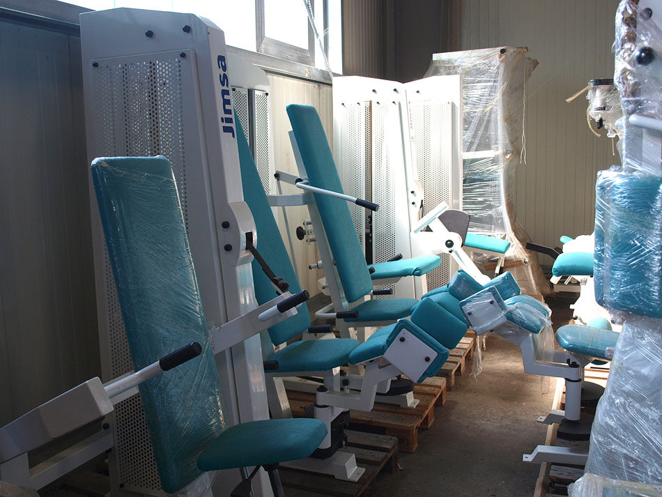 Jimsa Fitnessline- und Professionalline Kraftgerätepark, Fitnessstudio, Weiß, gebraucht