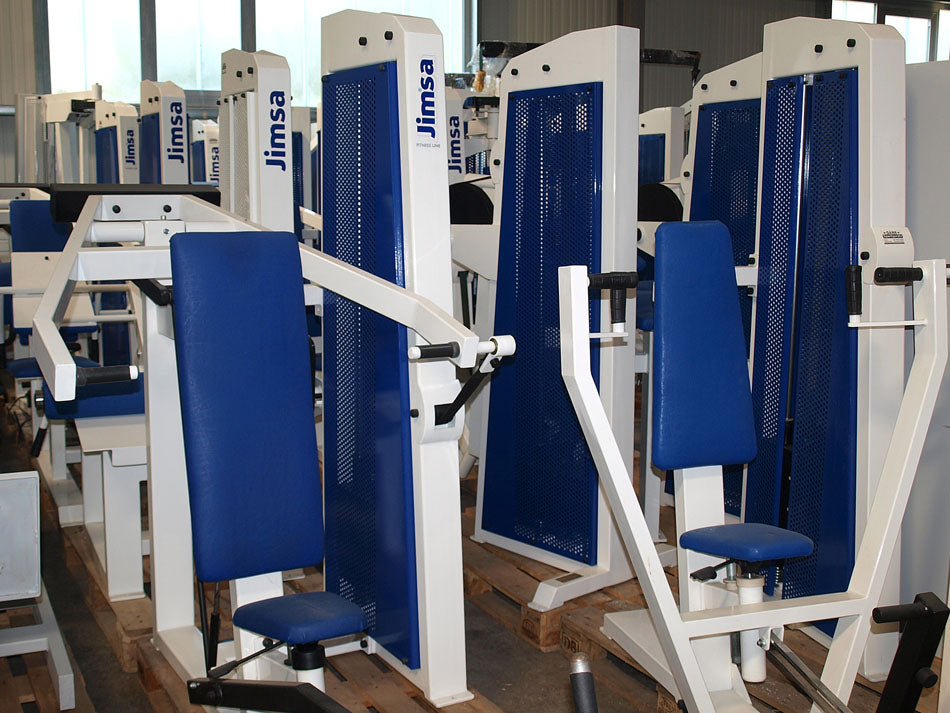 Jimsa Fitnessline- und Professionalline Kraftgerätepark, Fitnessstudio, Weiß, gebraucht