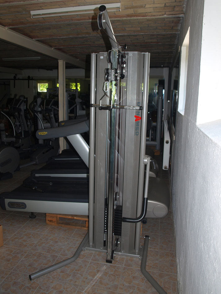 Dynamed Explosionszug, Höhenverstellbar, Freistehend, 55kg, Galgen, Silber, gebraucht, 2 Stück verfügbar